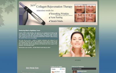 Skin Rehab Austin Website