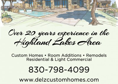 Delz Custom Homes Ad