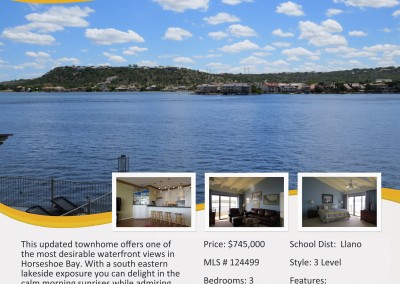 Horseshoe Bay Realty Flyer