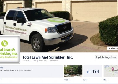 Total Lawn & Sprinkler Facebook Page