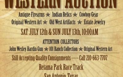 Frontier Times Western Auction Ad
